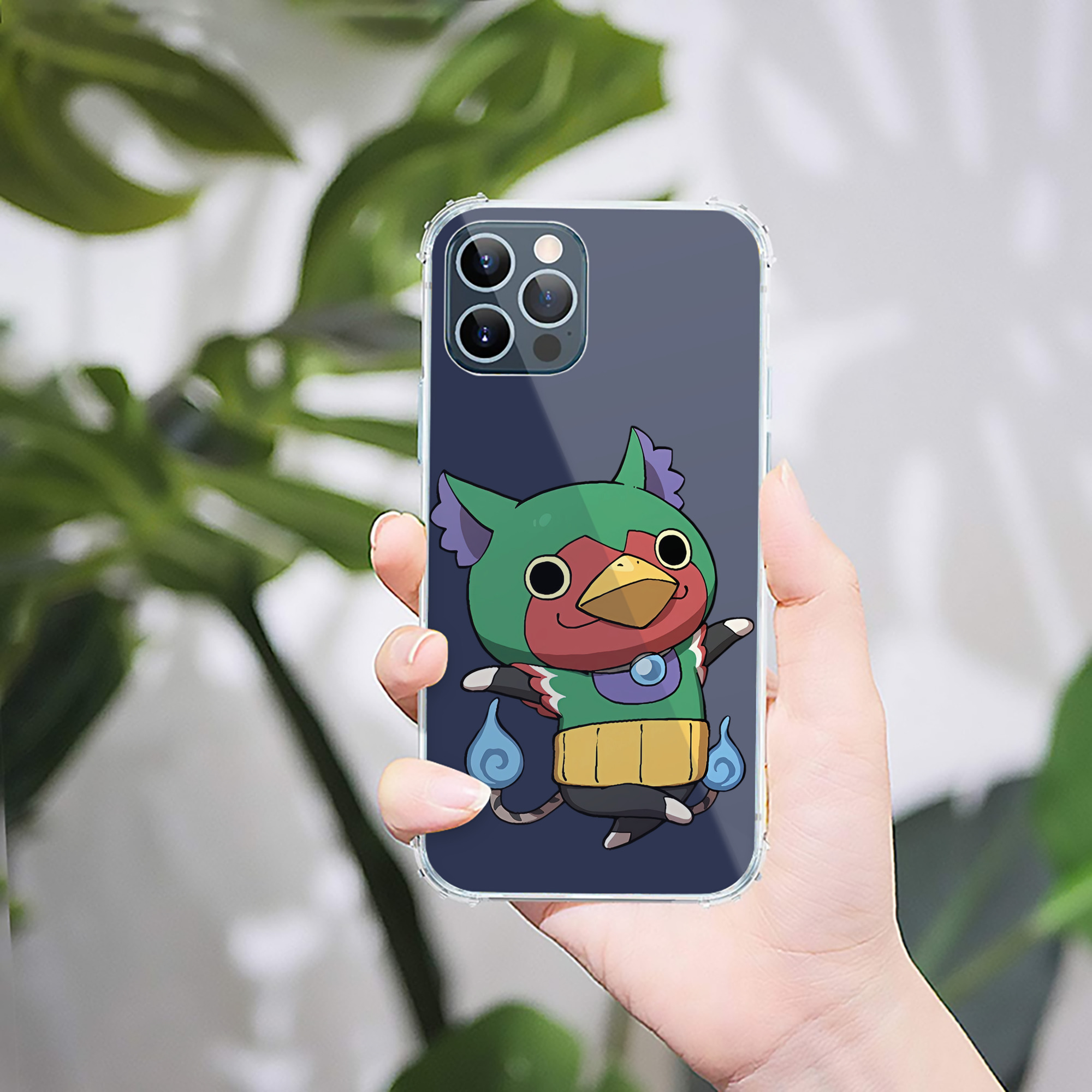 （画像用） 妖怪ウォッチ Yo-kai Watch 【iPhone 12シリーズ対応】透明スマホケース（クリアソフトケース）